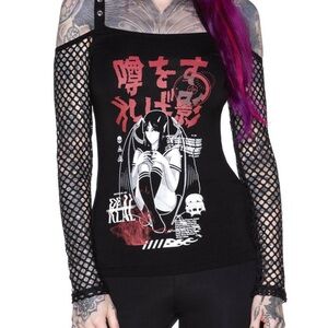 Killstar Mondia Bardot Top devil lady anime